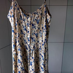 Floral mid length dress